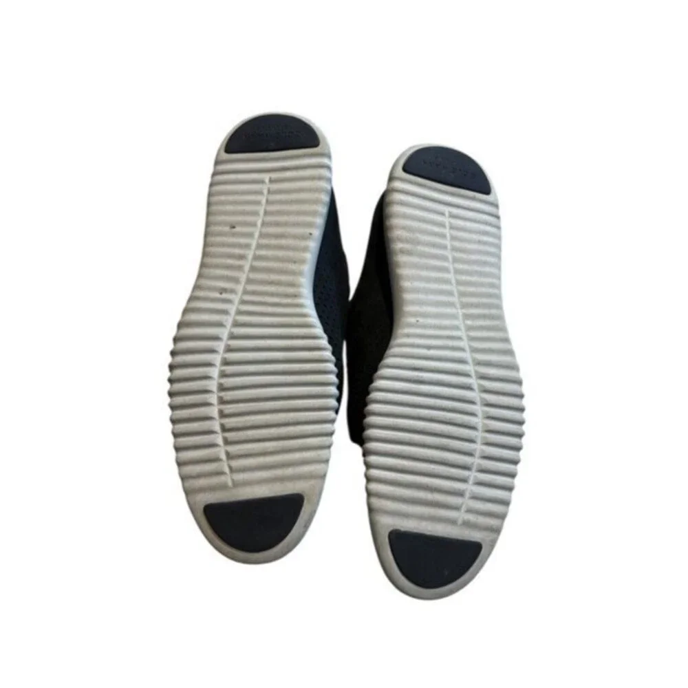 Cole Haan ZeroGrand Black Suede Men's Shoes Size 13 - Preppy - Oxford - Laser